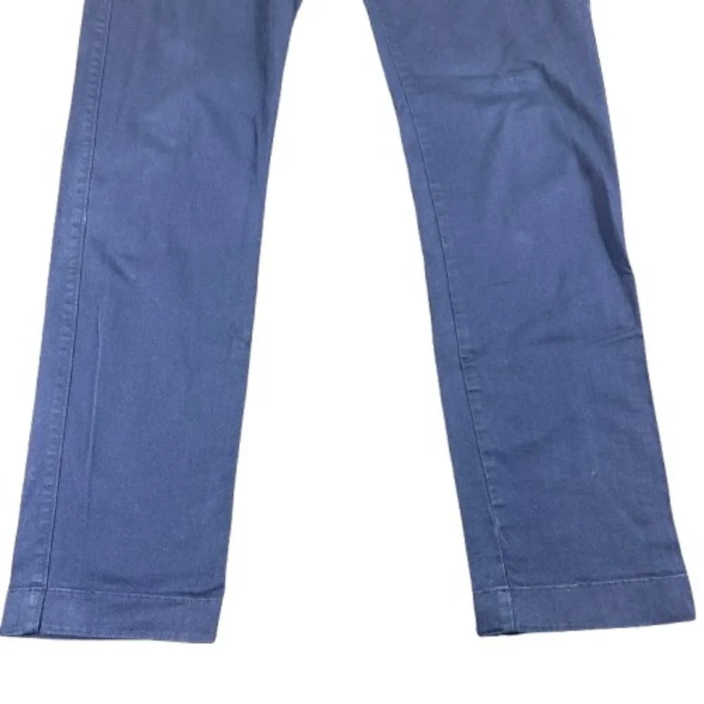 J. Crew Factory Mens Slim Flex Chino Pants Navy Blue Classic Preppy Size‎ 32x34